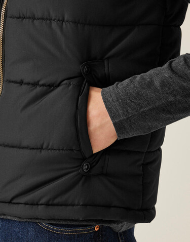 Regatta Altoona Insulated Bodywarmer, Seal Grey/Black, XS bedrucken, Art.-Nr. 415171582