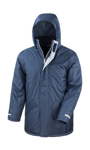 Result Children`s Core Winter Parka, Navy, M (7-8) bedrucken, Art.-Nr. 415332004