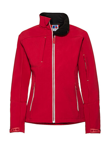 Russell Europe Ladies` Bionic Softshell Jacket, Stone, M bedrucken, Art.-Nr. 416000094