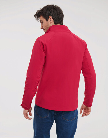 Russell Europe Men`s Bionic Softshell Jacket, French Navy, XS bedrucken, Art.-Nr. 417002012