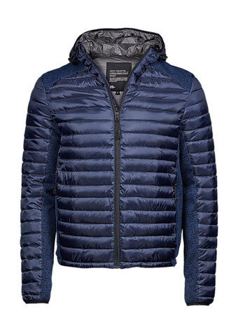 Tee Jays Hooded Outdoor Crossover Jacket, Black/Black Melange, S bedrucken, Art.-Nr. 418541613 Tee Jays Hooded Outdoor Crossover Jacket, Black/Black Melange, S bedrucken, Art.-Nr. 418541613