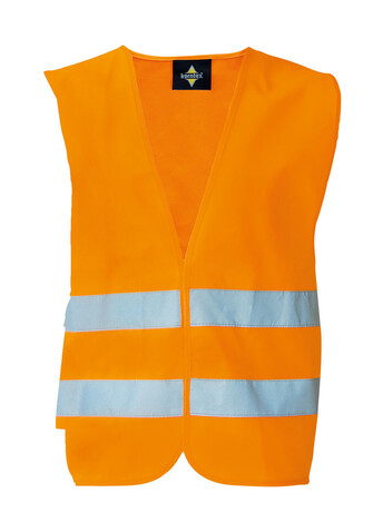 Korntex Basic Safety Vest in a Pouch Mannheim, Orange, XL bedrucken, Art.-Nr. 420134106