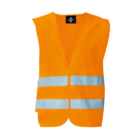 Korntex Basic Safety Vest in a Pouch Mannheim, Orange, XL bedrucken, Art.-Nr. 420134106