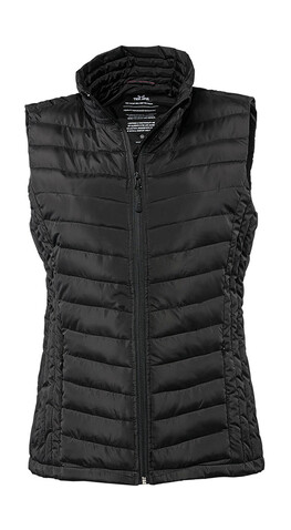Tee Jays Ladies` Zepelin Vest, Black, S bedrucken, Art.-Nr. 420541013