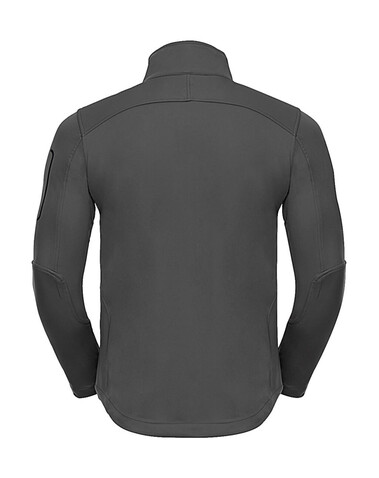 Russell Europe Men`s Sportshell 5000 Jacket, Titanium, L bedrucken, Art.-Nr. 421001395