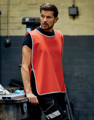 Yoko Fluo Reflective Border Tabard, Red, L/XL bedrucken, Art.-Nr. 422774001 Yoko Fluo Reflective Border Tabard, Red, L/XL bedrucken, Art.-Nr. 422774001