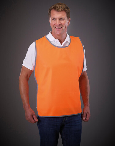Yoko Fluo Reflective Border Tabard, Red, L/XL bedrucken, Art.-Nr. 422774001 Yoko Fluo Reflective Border Tabard, Red, L/XL bedrucken, Art.-Nr. 422774001