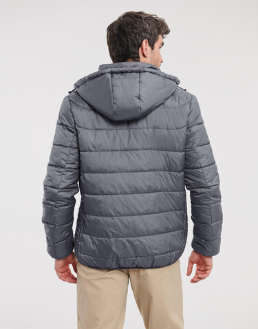 Russell Europe Men`s Hooded Nano Jacket, French Navy, L bedrucken, Art.-Nr. 423002015