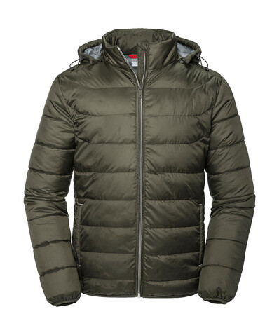 Russell Europe Men`s Hooded Nano Jacket, French Navy, L bedrucken, Art.-Nr. 423002015