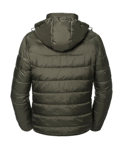 Russell Europe Men`s Hooded Nano Jacket, French Navy, L bedrucken, Art.-Nr. 423002015