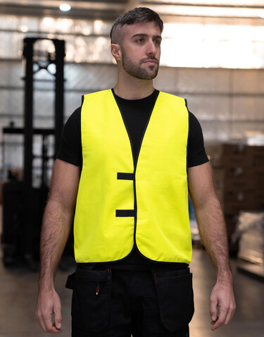 Korntex Identification Vest Leipzig, White, S bedrucken, Art.-Nr. 423130002
