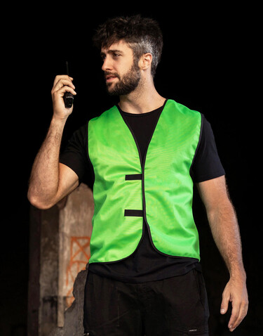 Korntex Identification Vest Leipzig, Yellow, 2XL bedrucken, Art.-Nr. 423136006