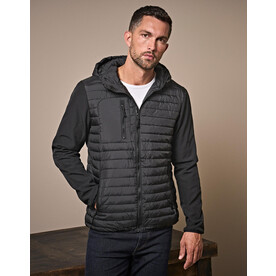 Tee Jays Hooded Crossover Jacket, Black, S bedrucken, Art.-Nr. 423541013 Tee Jays Hooded Crossover Jacket, Black, S bedrucken, Art.-Nr. 423541013