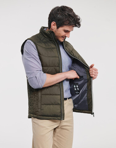 Russell Europe Men`s Nano Bodywarmer, French Navy, L bedrucken, Art.-Nr. 425002015
