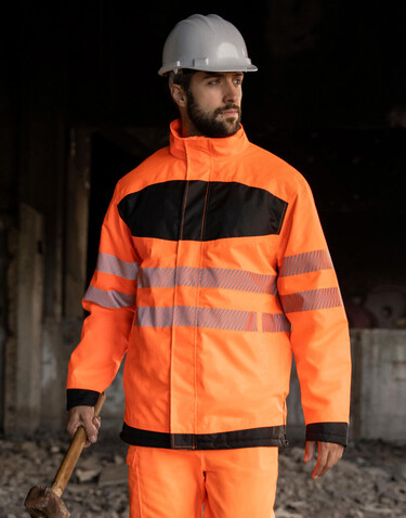 Korntex EOS - Hi-Vis Parka, Orange/Black, L bedrucken, Art.-Nr. 425134603
