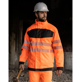 Korntex EOS - Hi-Vis Parka, Orange/Black, S bedrucken, Art.-Nr. 425134601