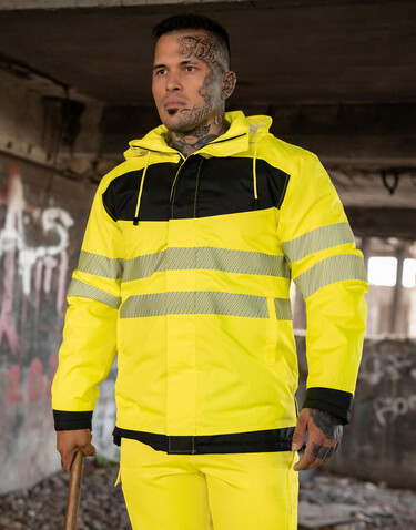 Korntex EOS - Hi-Vis Parka, Orange/Black, S bedrucken, Art.-Nr. 425134601
