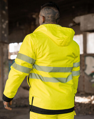 Korntex EOS - Hi-Vis Parka, Orange/Black, XL bedrucken, Art.-Nr. 425134604