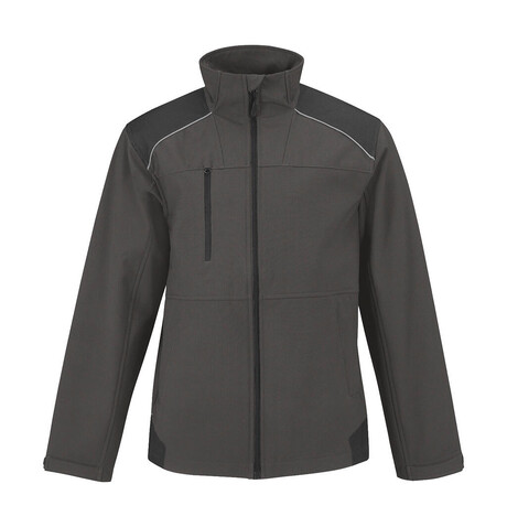 B &amp; C Shield Softshell PRO Jacket, Dark Grey, M bedrucken, Art.-Nr. 425421284