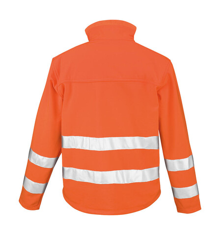 Result Hi-Vis Softshell Jacket, Fluorescent Orange, XL bedrucken, Art.-Nr. 427334056
