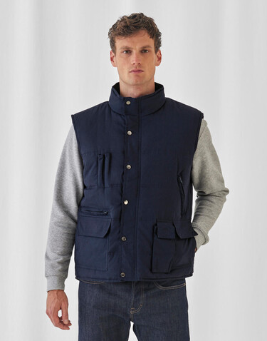 B & C Bodywarmer Explorer, Navy, 2XL bedrucken, Art.-Nr. 427422007 B & C Bodywarmer Explorer, Navy, 2XL bedrucken, Art.-Nr. 427422007