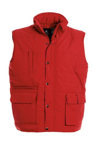 B &amp; C Bodywarmer Explorer, Red, M bedrucken, Art.-Nr. 427424004