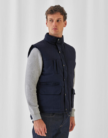 B &amp; C Bodywarmer Explorer, Beige, S bedrucken, Art.-Nr. 427427153