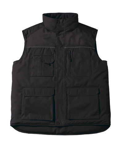 B &amp; C Expert Pro Workwear Bodywarmer, Black, S bedrucken, Art.-Nr. 428421013
