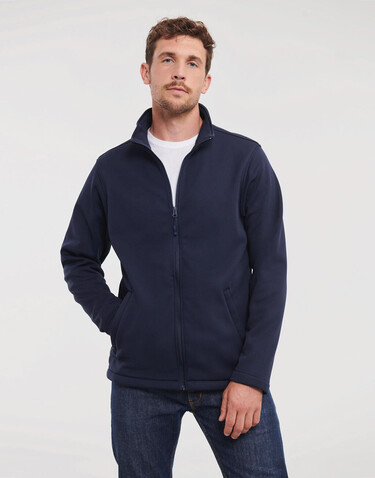 Russell Europe Men`s Smart Softshell Jacket, Black, M bedrucken, Art.-Nr. 429001014