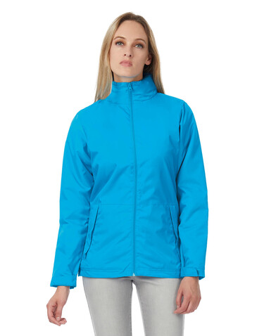 B &amp; C Multi-Active/women Jacket, Red/Warm Grey, XL bedrucken, Art.-Nr. 433424706