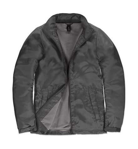 B &amp; C Multi-Active/women Jacket, Dark Grey/Warm Grey, XS bedrucken, Art.-Nr. 433421612