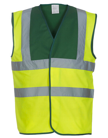 Yoko Fluo 2 Band + Brace Waistcoat, Fluo Yellow, M bedrucken, Art.-Nr. 433776052 Yoko Fluo 2 Band + Brace Waistcoat, Fluo Yellow, M bedrucken, Art.-Nr. 433776052