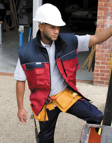 Result Heavy Duty Jacket, Red/Navy, M bedrucken, Art.-Nr. 437334554