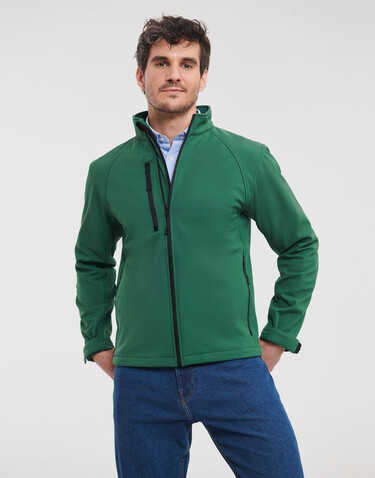 Russell Europe Softshell Jacket, Titanium, 3XL bedrucken, Art.-Nr. 438001398