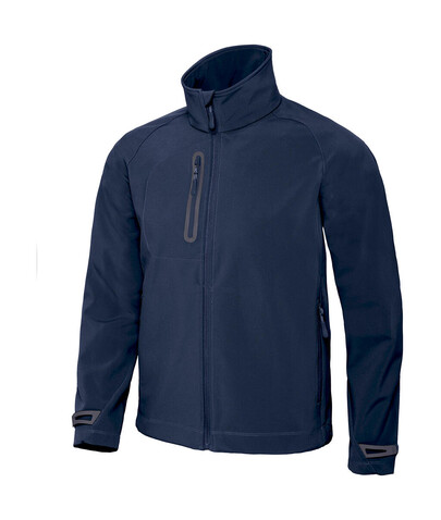 B &amp; C X-Lite Softshell/men Jacket, Navy, L bedrucken, Art.-Nr. 438422005