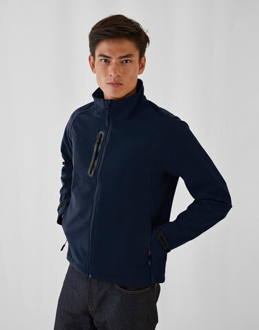 B &amp; C X-Lite Softshell/men Jacket, Navy, M bedrucken, Art.-Nr. 438422004