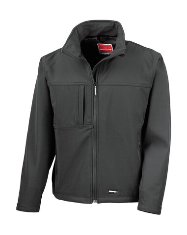 Result Men`s Classic Softshell Jacket, Black, 3XL bedrucken, Art.-Nr. 439331018 Result Men`s Classic Softshell Jacket, Black, 3XL bedrucken, Art.-Nr. 439331018