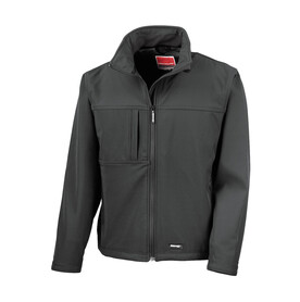 Result Men`s Classic Softshell Jacket, Black, S bedrucken, Art.-Nr. 439331013