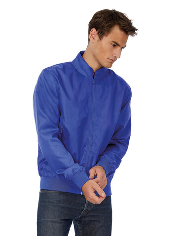 B &amp; C Trooper/men Jacket, Navy/Neon Green, S bedrucken, Art.-Nr. 440422703