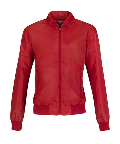 B &amp; C Trooper/women Jacket, Red/Warm Grey, S bedrucken, Art.-Nr. 441424703