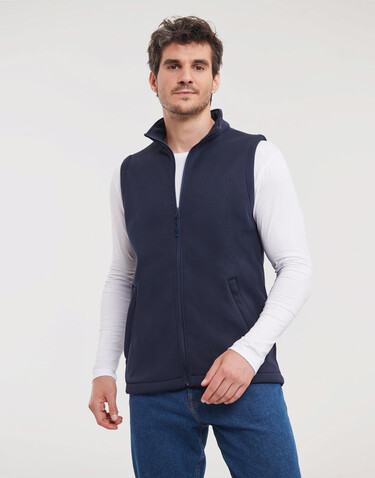 Russell Europe Men`s Smart Softshell Gilet, French Navy, 2XL bedrucken, Art.-Nr. 445002017