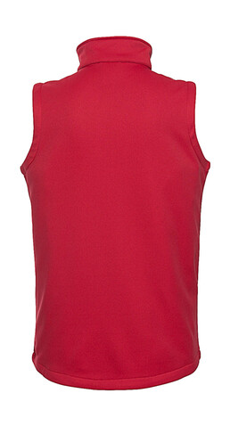 Russell Europe Men`s Smart Softshell Gilet, Classic Red, M bedrucken, Art.-Nr. 445004014