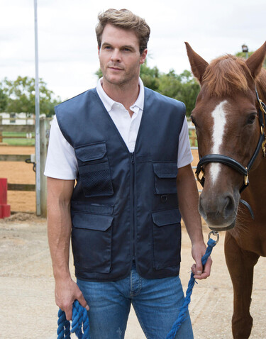 Result Safari Waistcoat, Camel, S bedrucken, Art.-Nr. 445337083