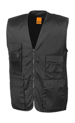 Result Safari Waistcoat, Black, XL bedrucken, Art.-Nr. 445331016 Result Safari Waistcoat, Black, XL bedrucken, Art.-Nr. 445331016