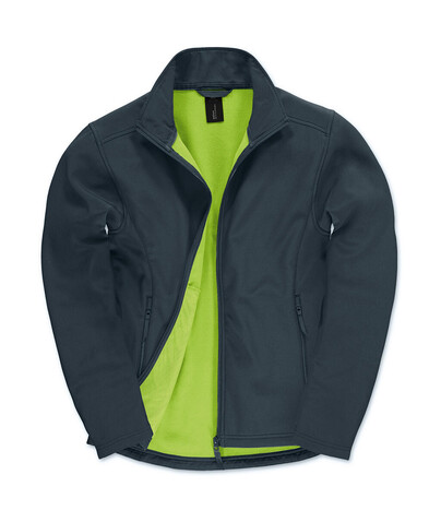 B & C ID.701 Softshell Jacket, Navy/Neon Green, S bedrucken, Art.-Nr. 445422703 B & C ID.701 Softshell Jacket, Navy/Neon Green, S bedrucken, Art.-Nr. 445422703
