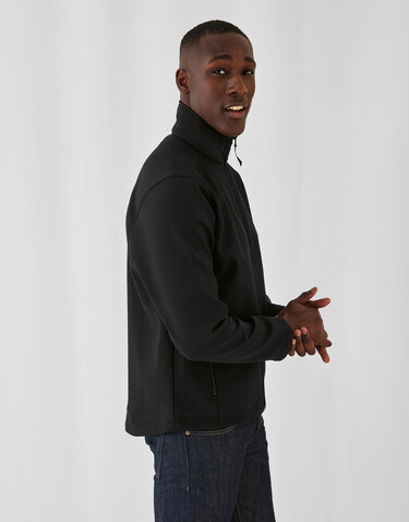 B &amp; C ID.701 Softshell Jacket, White/White, L bedrucken, Art.-Nr. 445420705