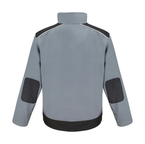 Result Ripstop Softshell Work Jacket, Grey/Black, S bedrucken, Art.-Nr. 447331483 Result Ripstop Softshell Work Jacket, Grey/Black, S bedrucken, Art.-Nr. 447331483