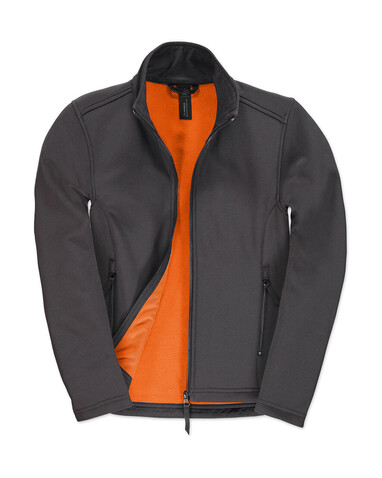 B & C ID.701/women Softshell Jacket, Dark Grey/Neon Orange, M bedrucken, Art.-Nr. 447421704 B & C ID.701/women Softshell Jacket, Dark Grey/Neon Orange, M bedrucken, Art.-Nr. 447421704