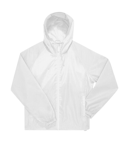B &amp; C #Reset Windbreaker, White, XS bedrucken, Art.-Nr. 450420001