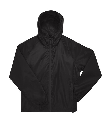 B &amp; C #Reset Windbreaker, Black, 3XL bedrucken, Art.-Nr. 450421017